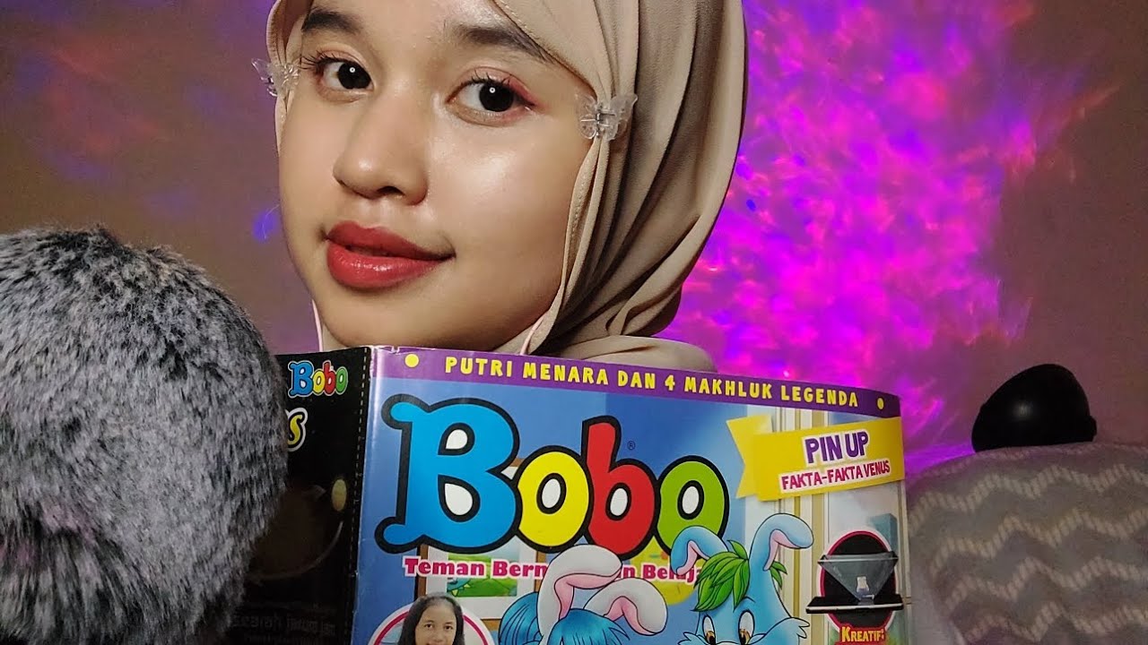 ASMR baca dongeng + mic brushing