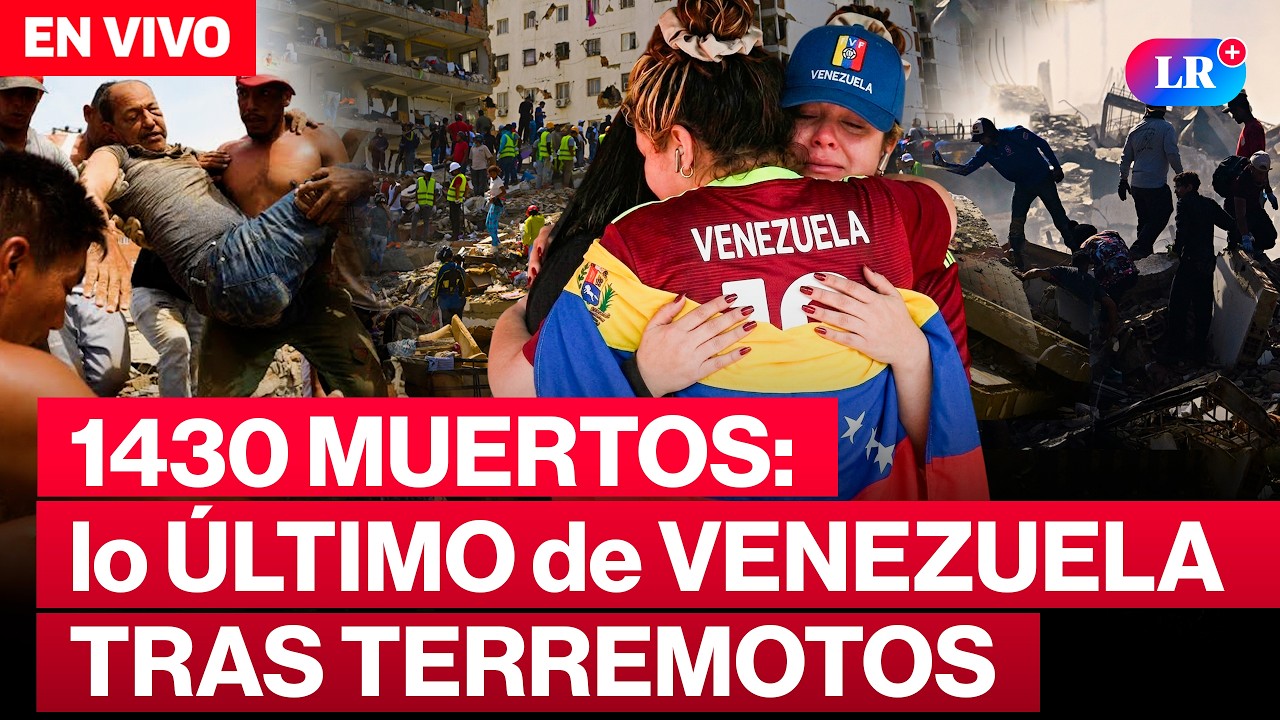 🔴EN VIVO TERREMOTO EN VENEZUELA HOY: todo sobre TERREMOTOS de 7,1 y 7,5 que remeci&oacute; VENEZUELA | #LR