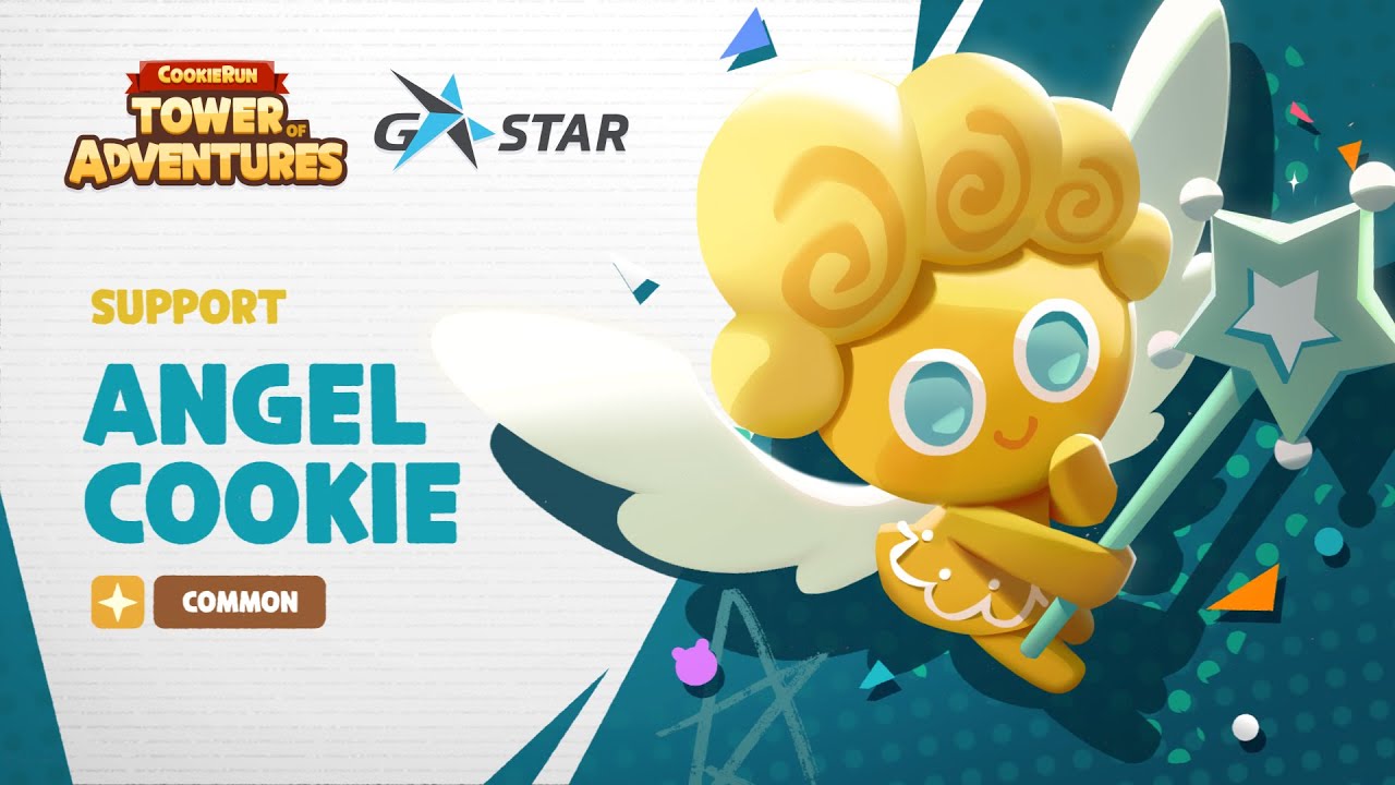 CookieRun: Tower of Adventures - Character Reveal | Angel Cookie