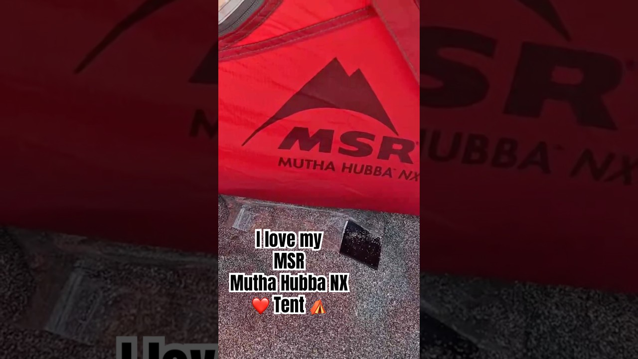 Best hiking Tent ⛺️ MSR Mutha Hubba NX ❤️#hiking #backpacking #camping #msr #beach #outdoors