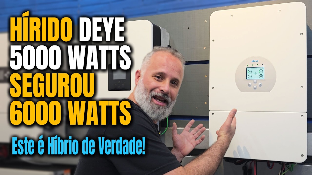 Híbrido DEYE: O Inversor Híbrido de Verdade, veja por QUE! | SUN-5K-SG02LP2-US-AM2