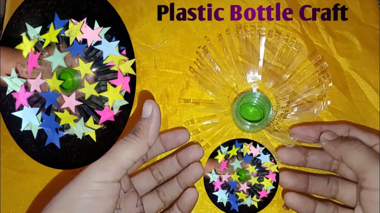 🌟 Plastic Bottle Craft Idea | Best Out of Waste | Easy DIY Decoration | Eco-Friendly Craft for Kids