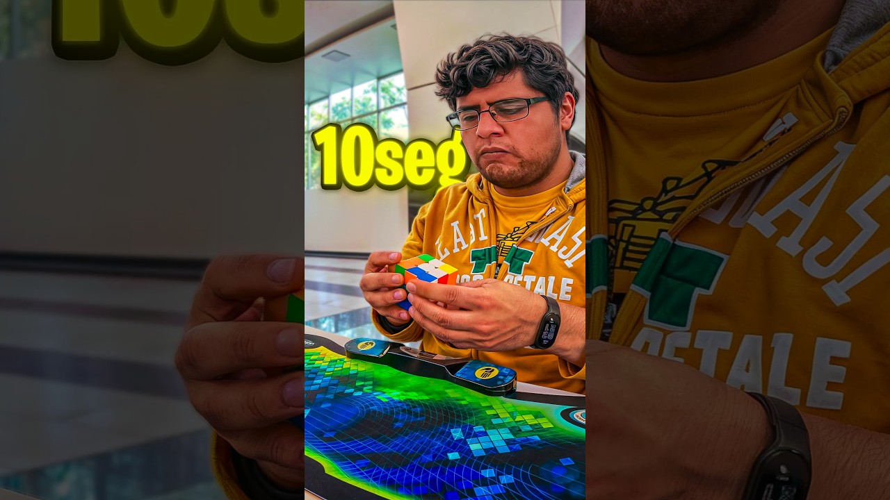&iexcl;Arm&eacute; el CUBO DE RUBIK en 10 Segundos! #rubik #rubikscube #cuborubik #cubos #speedcubing