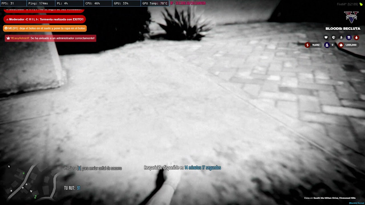 FiveM   CHILE CHILEAN VIDA RP   ✅+80 FPS✅    💵ECONOMIA REAL💵   🕵️&zwj;PDI🕵️&zwj;   🚑SAMU🚑   👨&zwj;✈️CARAB