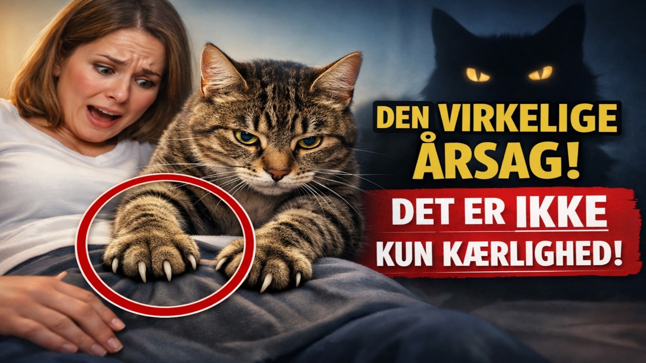Den VIRKELIGE årsag til, at din kat ælter dig (Det er IKKE kun kærlighed!) 😼