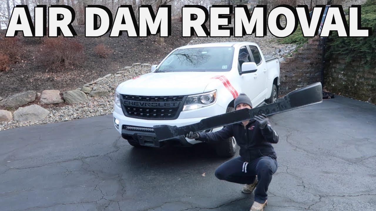 2015-2018 Chevy Colorado - Air Dam Removal