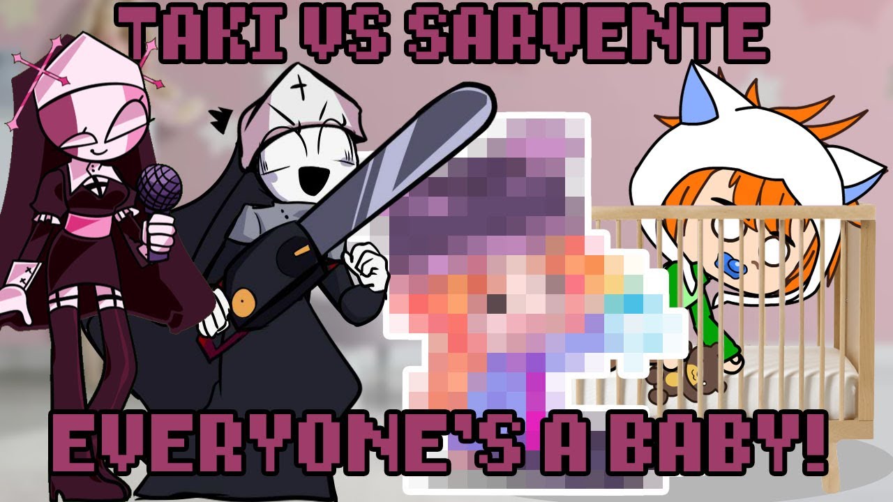 EVERYONE'S A BABY!!! | FNF reacts to Taki VS Sarvente | Friday Night Fever | xKochanx | FNF Gacha