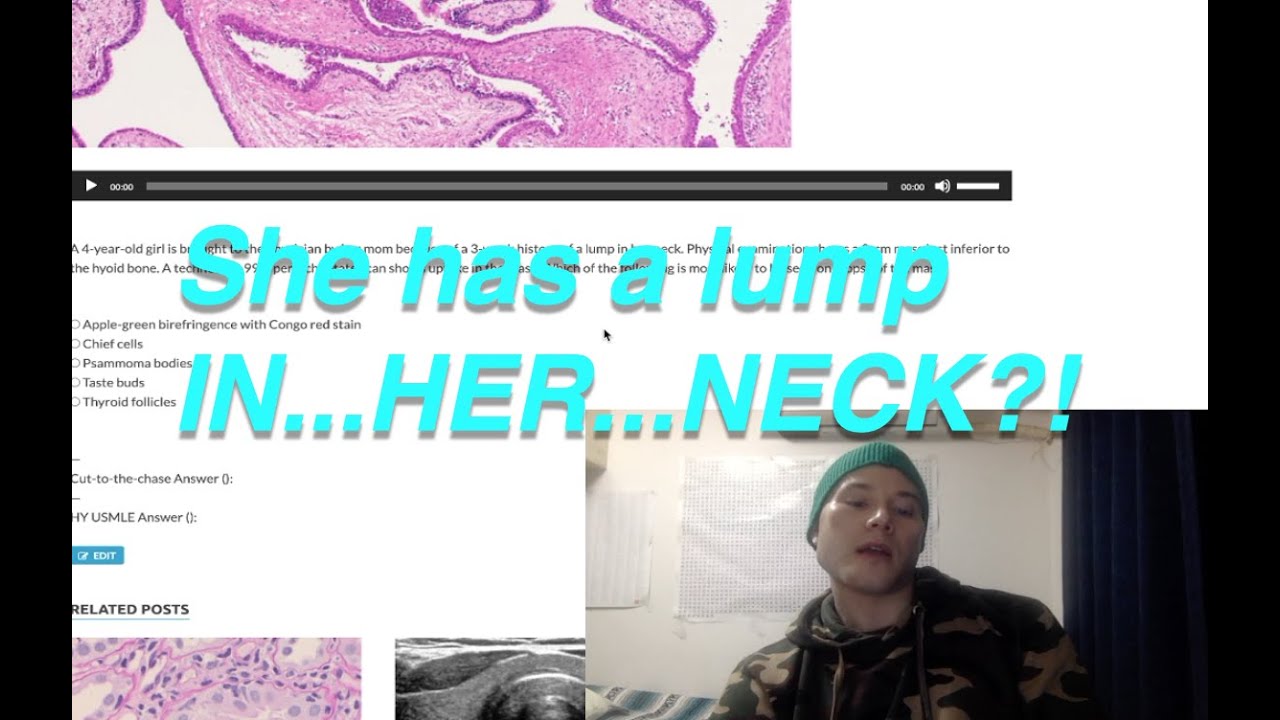 She has a lump IN HER NECK?!