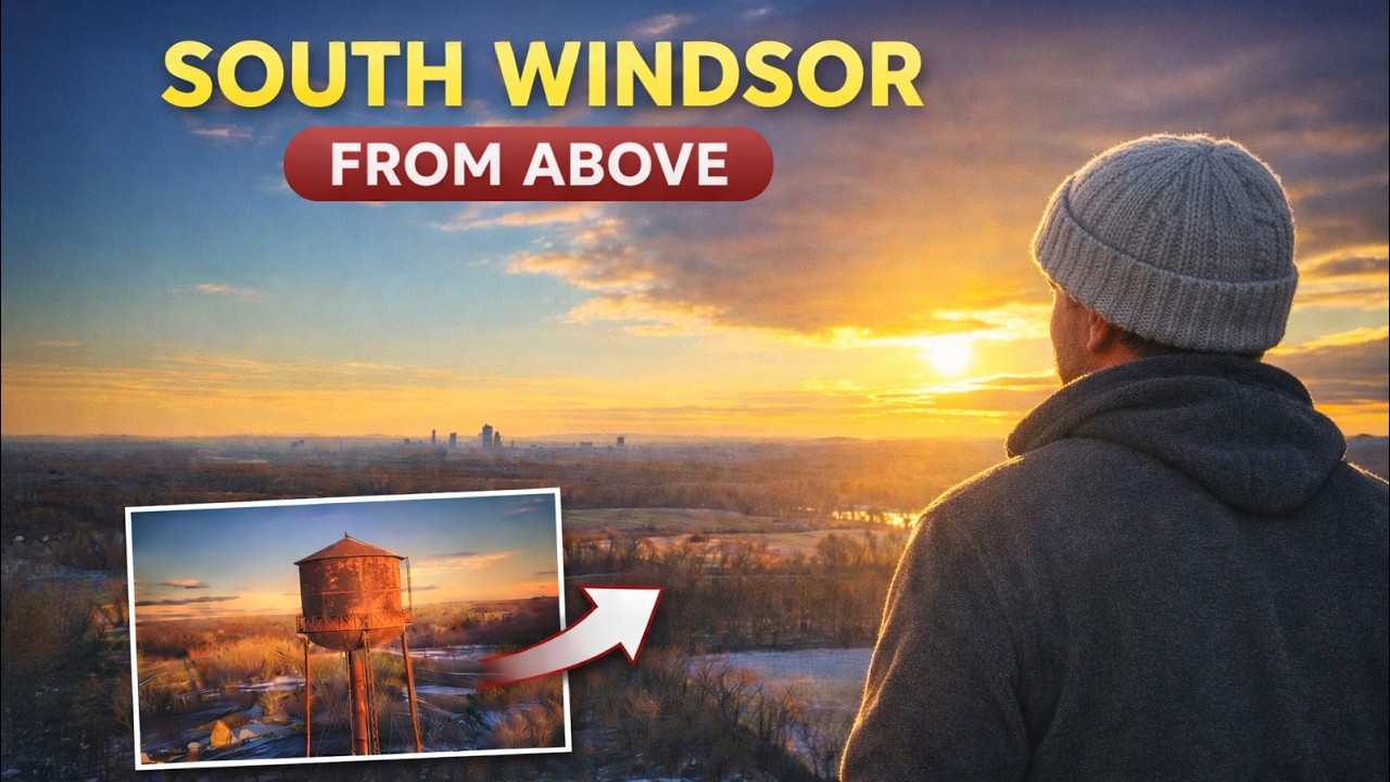 Small Towns From Above | South Windsor, CT 4K