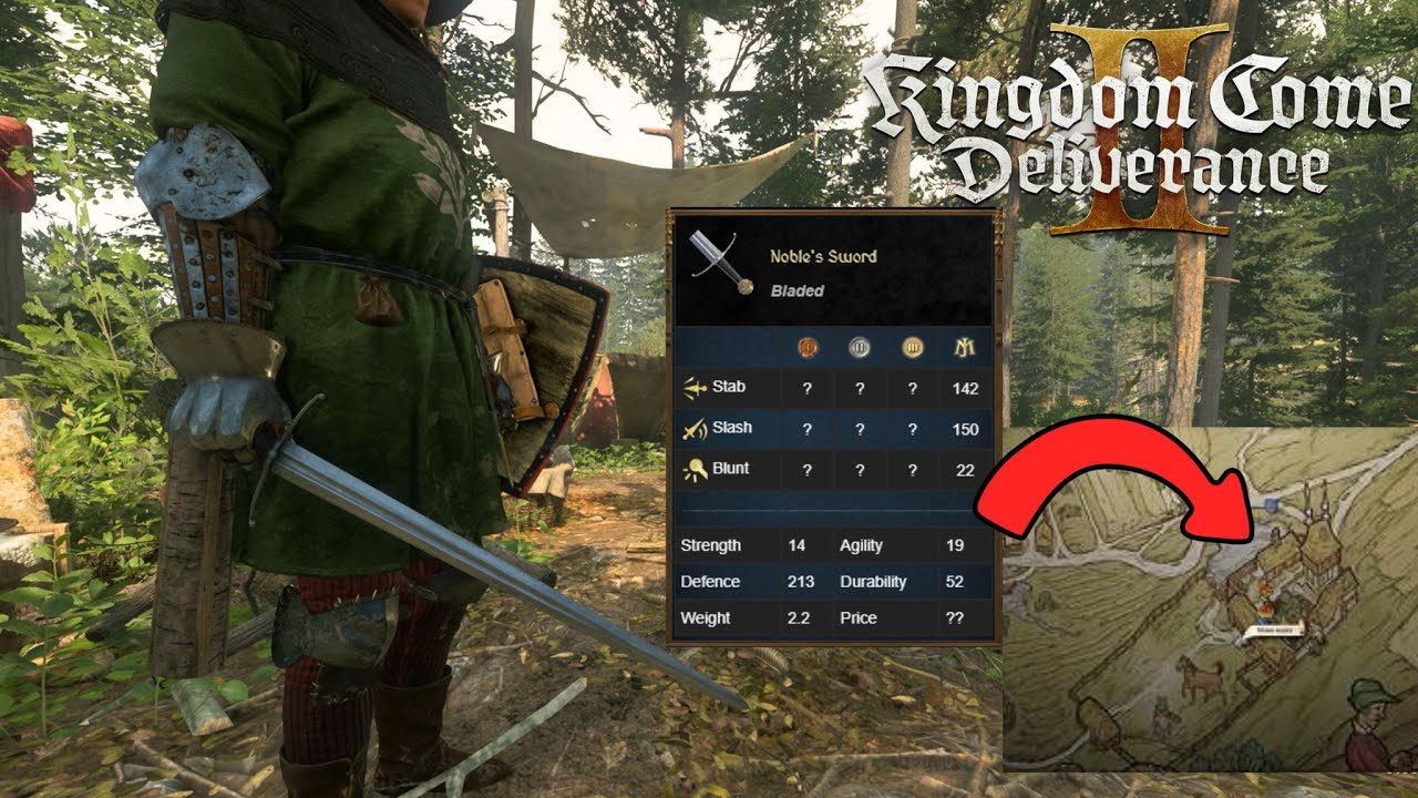 Kingdom Come Deliverance 2 - Powerful Early Weapon Location: Noble's Sword