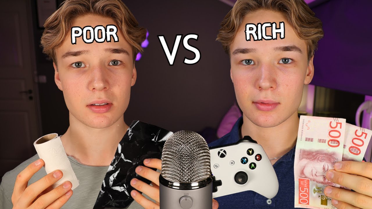 POOR VS RICH ASMRTIST