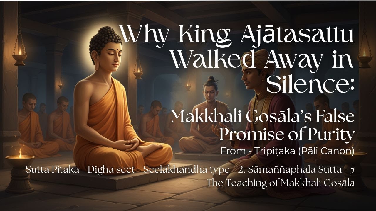 Why King Ajātasattu Walked Away in Silence: Makkhali Gosāla’s False Promise of Purity