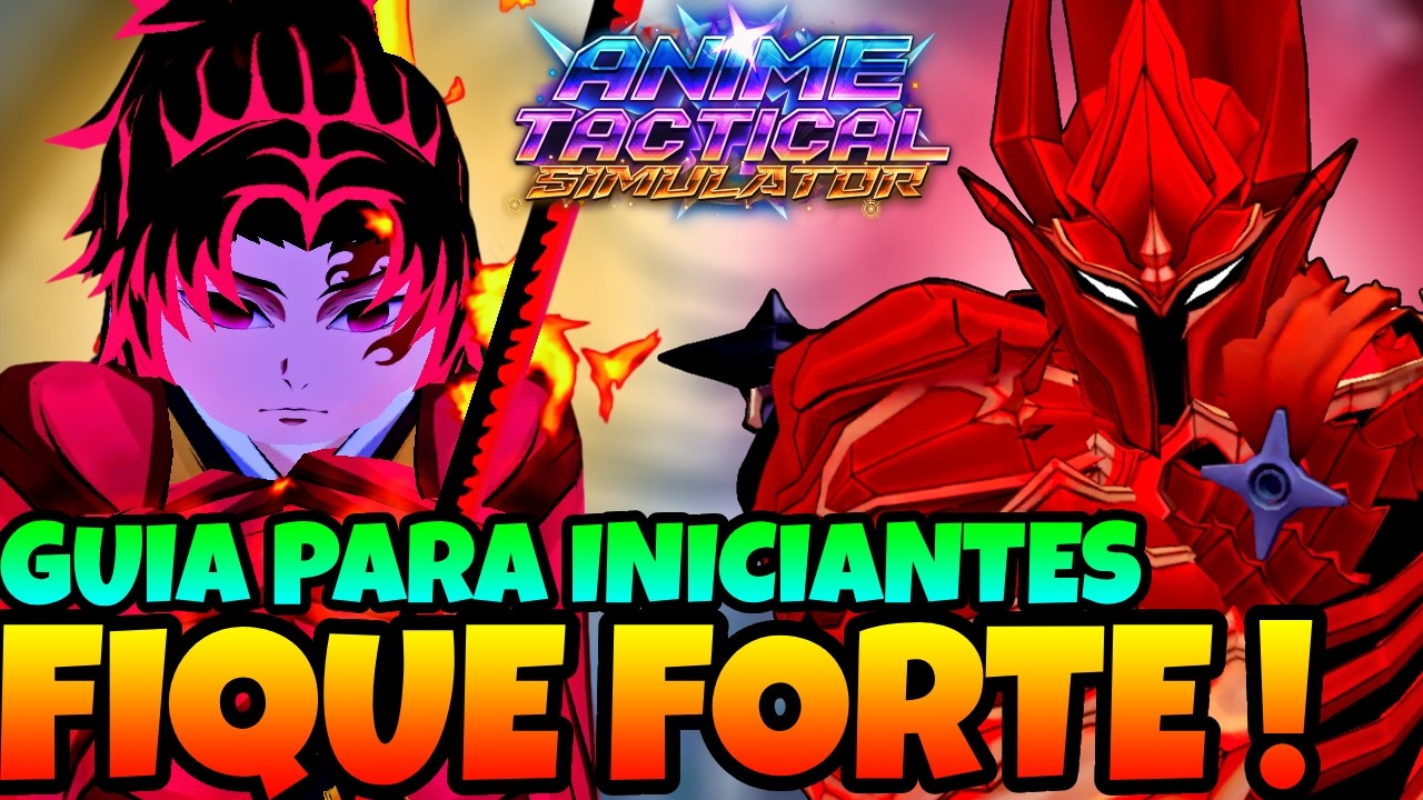 VEJA ISSO AGORA ! 🚨 GUIA PARA INICIANTES no ANIME TACTICAL SIMULATOR (FIQUE FORTE RÁPIDO)