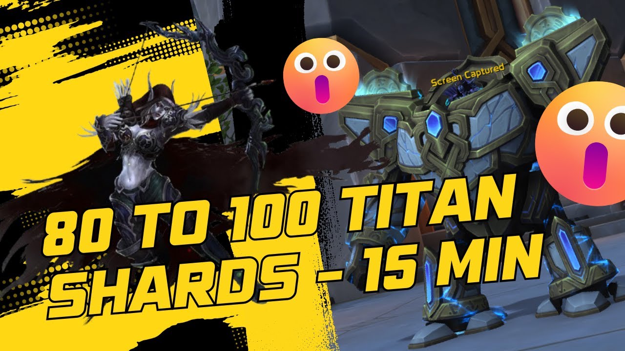 80&ndash;100 Titan Disc Shards in 15 MINUTES! Wow Delves