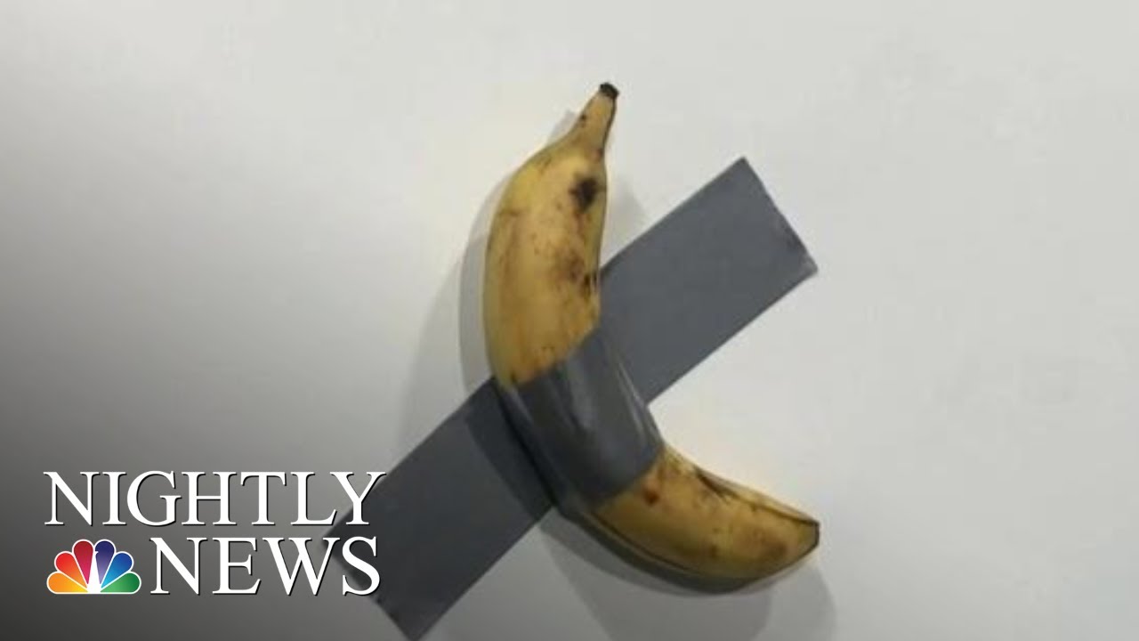 Banana Art Piece Fetches Staggering Amount Of Money At Miami&rsquo;s Art Basel | NBC Nightly News