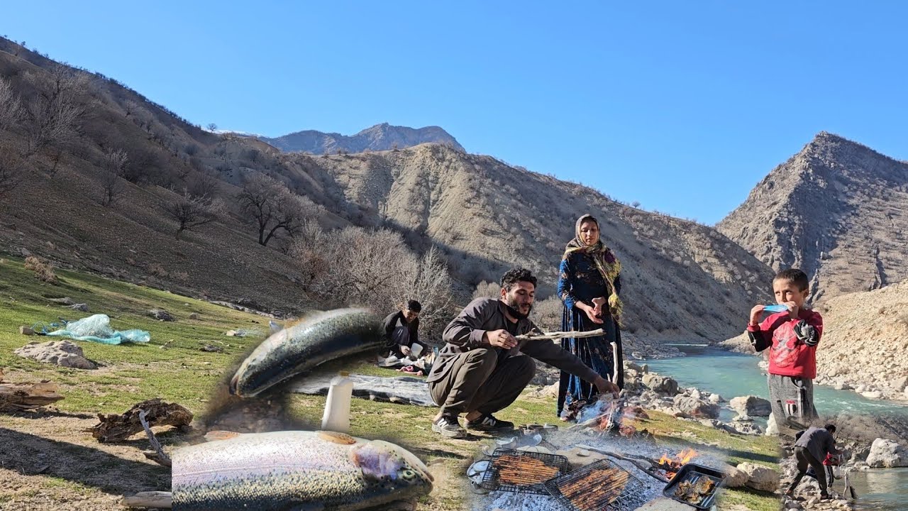 Nomadic Adventures: Fishing, Nomadic Family Fun: Nomadic Style Fish Kebab 🎣🌊