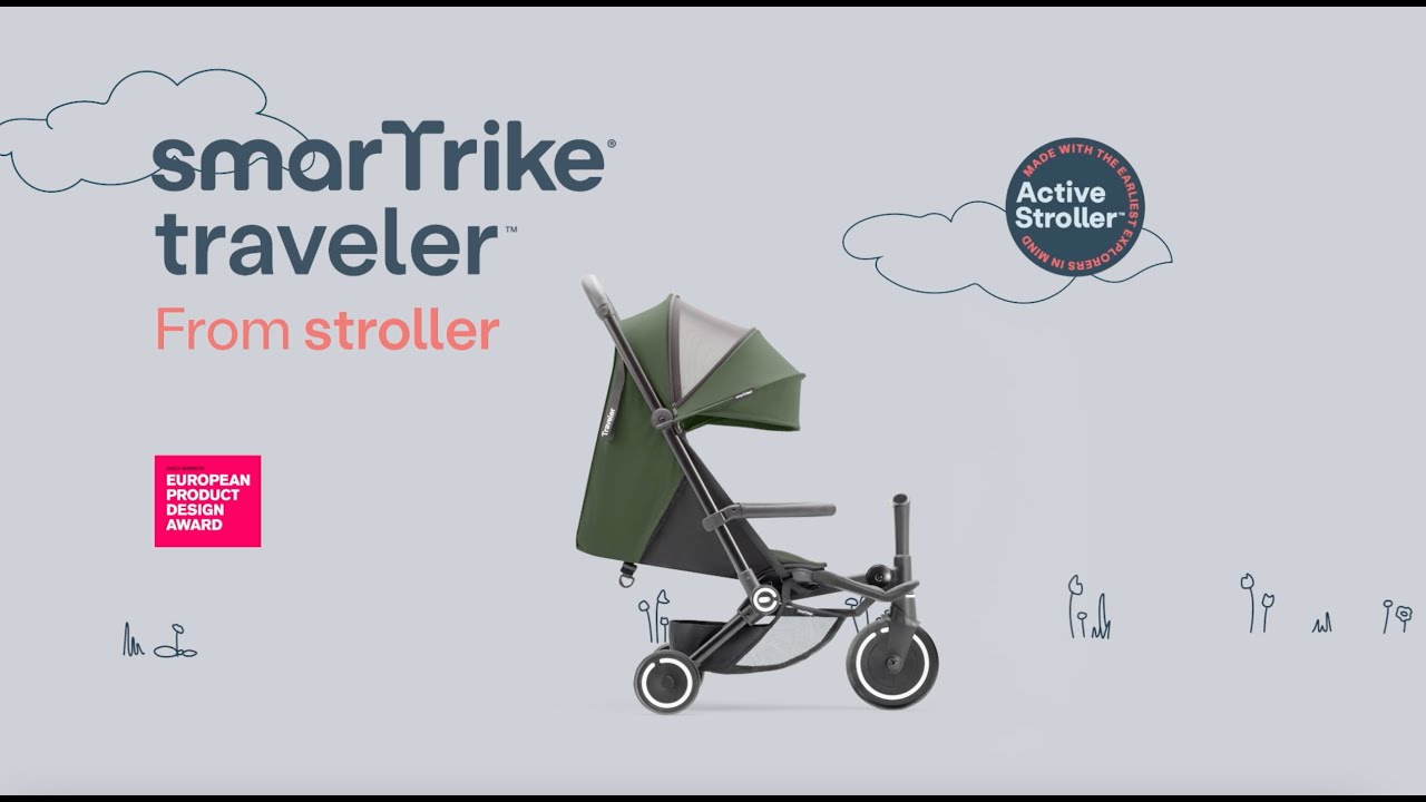 Traveler by smarTrike - From stroller to trike