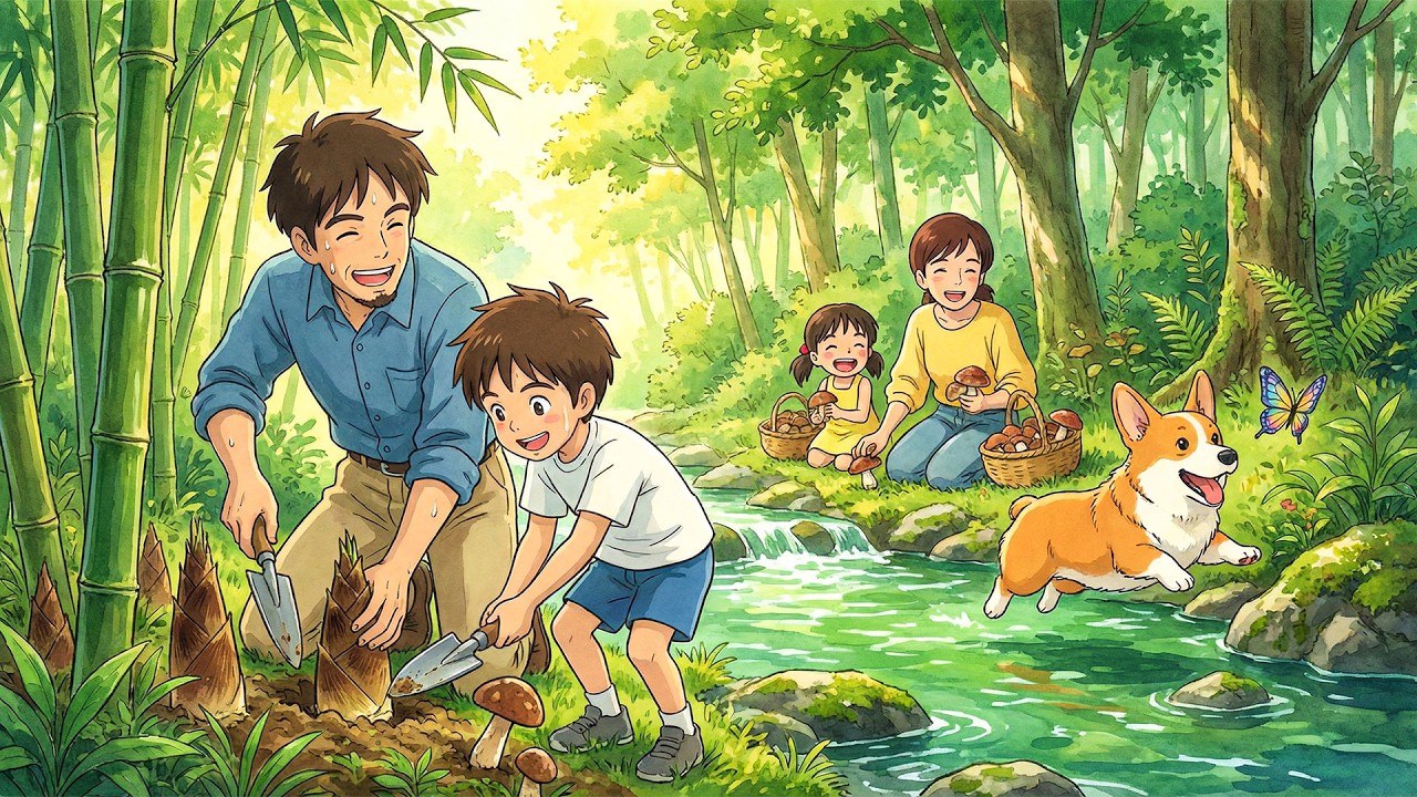Soft Mornings and Calm Evenings in Our Peaceful Floating House | Ghibli Style Video