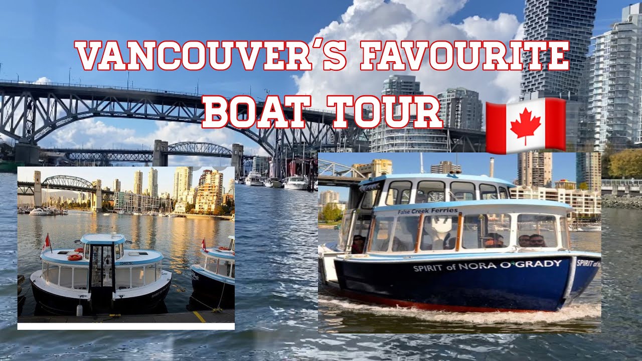 $16 ALL DAY RIDE, HOP ON HOP OFF VANCOUVER BOAT TOUR #vancouver #falsecreek #tourism