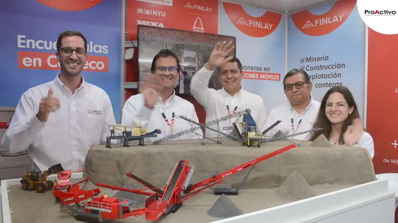Visita al stand de COMECO en #Perumin36