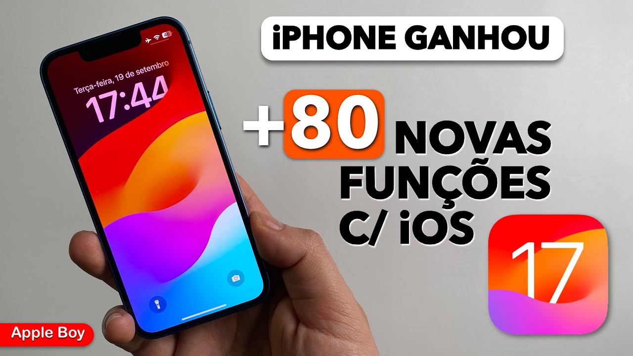 iOS 17 ESTÁ DISPONÍVEL E TROUXE +DE 80 MUDANÇAS E RECURSOS NOVOS P/ iPHONES