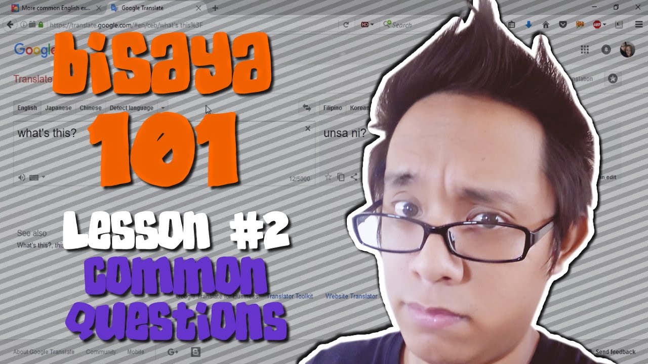 This Dude TEACHES You How To Ask QUESTIONS in BISAYA | Bisaya 101: Lesson #1 - Common Questions