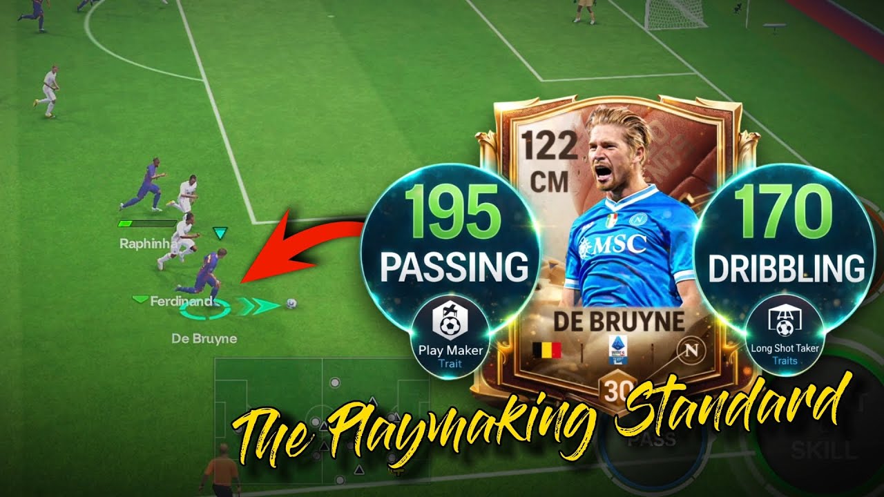 Обзор Кевина Де Брюйне (рейтинг 122) 🔥 Лучший плеймейкер в FC Mobile?