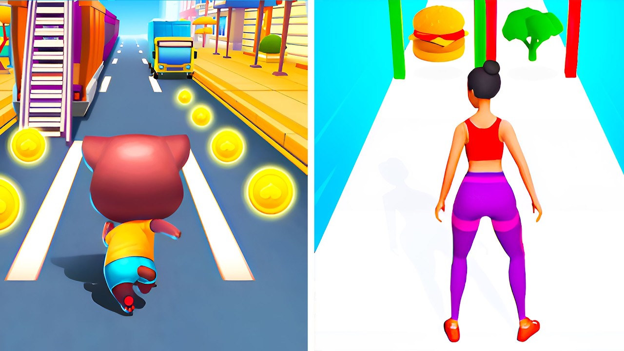 Cat Runner VS Twerk Race 3D - All Levels Max Update Walkthrough Mobile NEW Gameplay