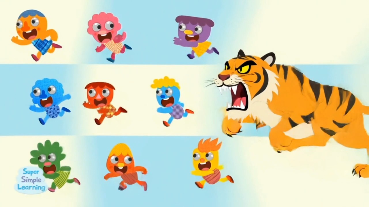 Super Simple Songs Tiger Chase! If You're Happy Intro Logo | Sponsored By: Klasky Csupo 2001 Effects