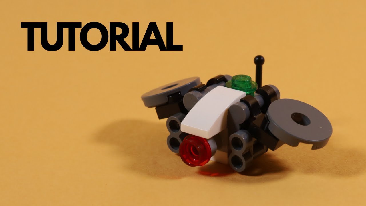 Сборка небольшого военного дрона из Lego