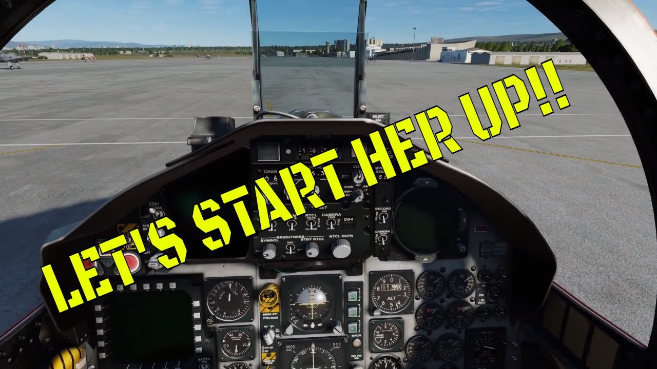 Basic Fundamentals DCS World: F-15C - Startup, Taxi, Takeoff