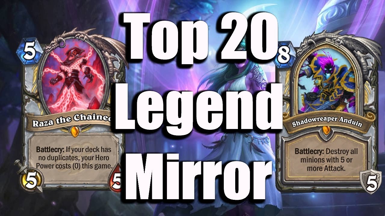 Top 20 Legend Razakus Priest Mirror [Gaara] [Hearthstone]