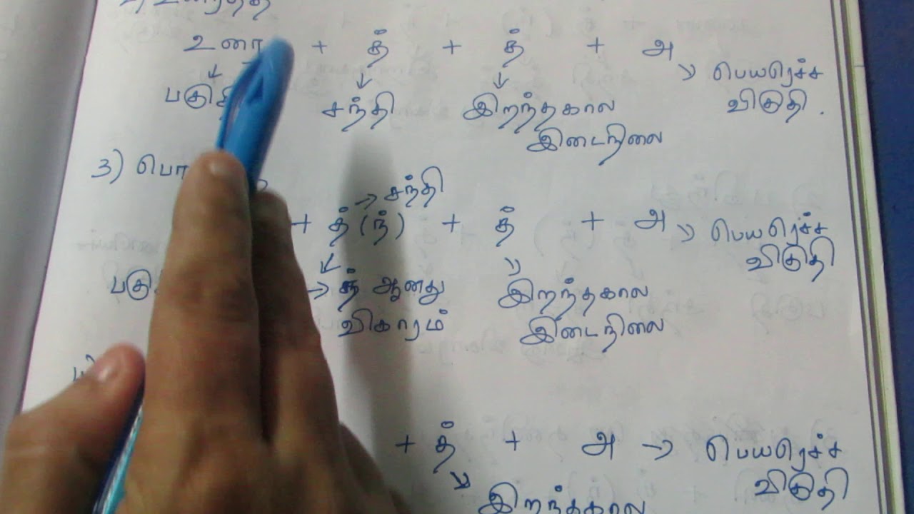 TN Samacheer 10 Tamil Pagupatha Uruppilakkanam Examples part 1