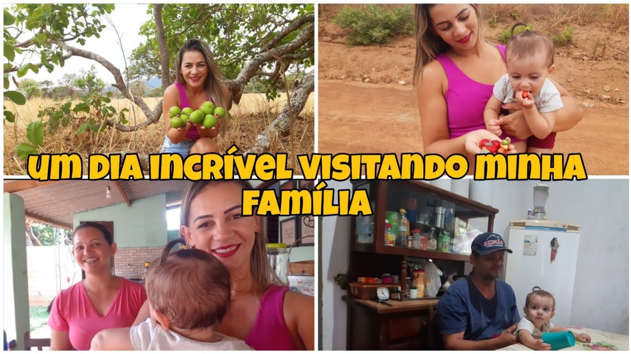 VISITA PARA MINHA FAMÍLIA NO POVOADO QUE FUI CRIADA !! PEGUEI *CAJÚ *PEQUI *CAJÁ E MUITO MAIS .....