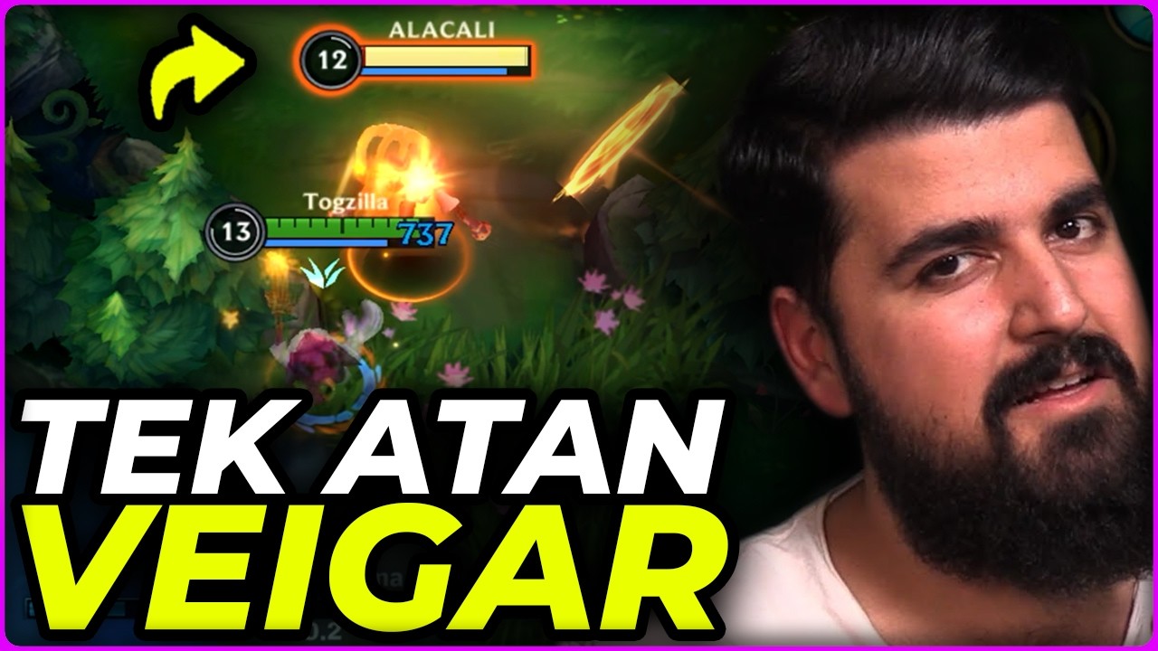 TEK ATAN VEIGAR MID! KALİTELİ BİR MAÇ | Dereceli Wild Rift | Togzilla