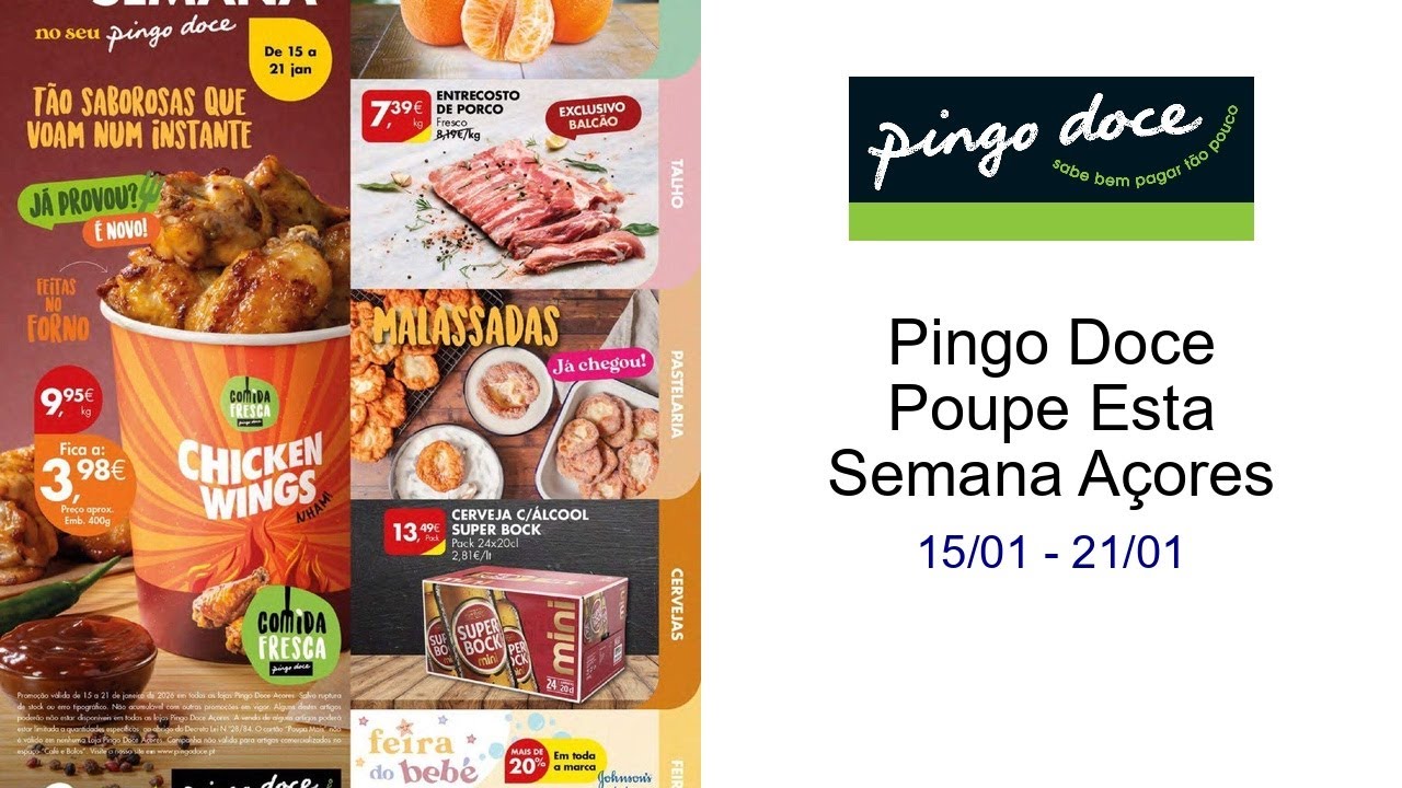 Pingo Doce Poupe Esta Semana Açores 15/01 - 21/01