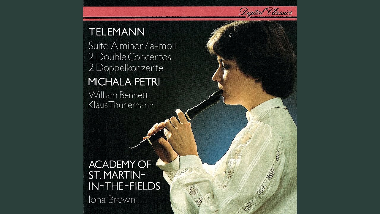 Telemann: Suite in A minor, for Recorder, Strings & Continuo, TWV 55:a2: Ouverture