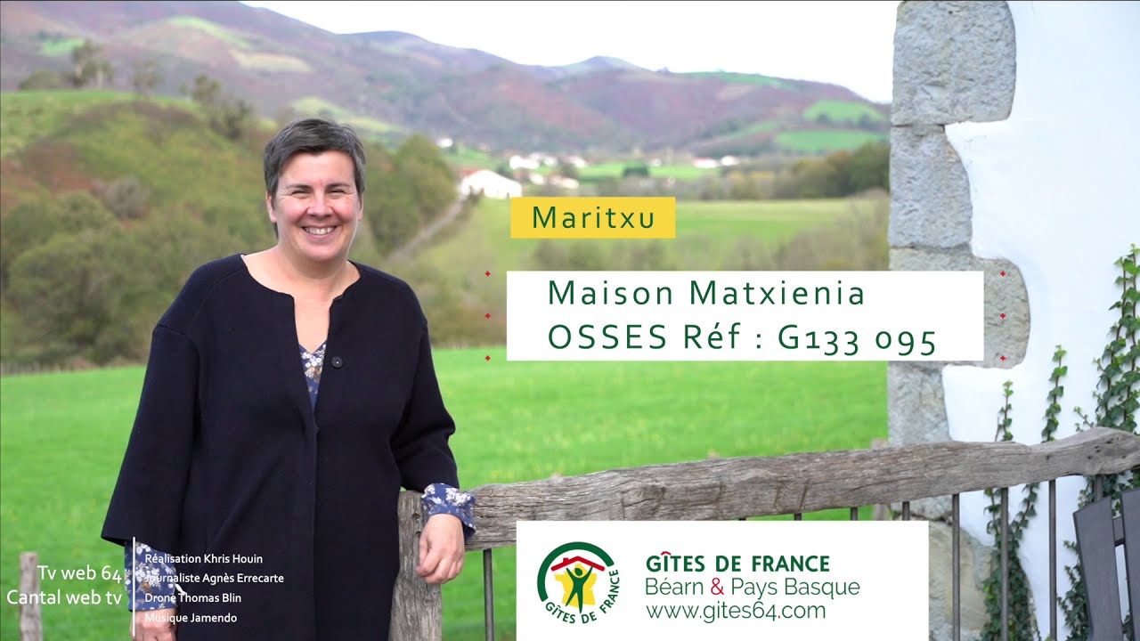 Gîte MATXIENIA à Ossès, au Pays Basque