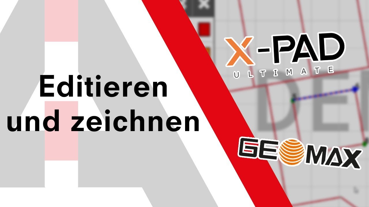 X-PAD: neue Objekte editieren und zeichnen