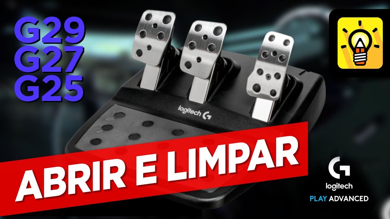 COMO LIMPAR OS SENSORES DOS PEDAIS LOGITECH G29 G25 G27