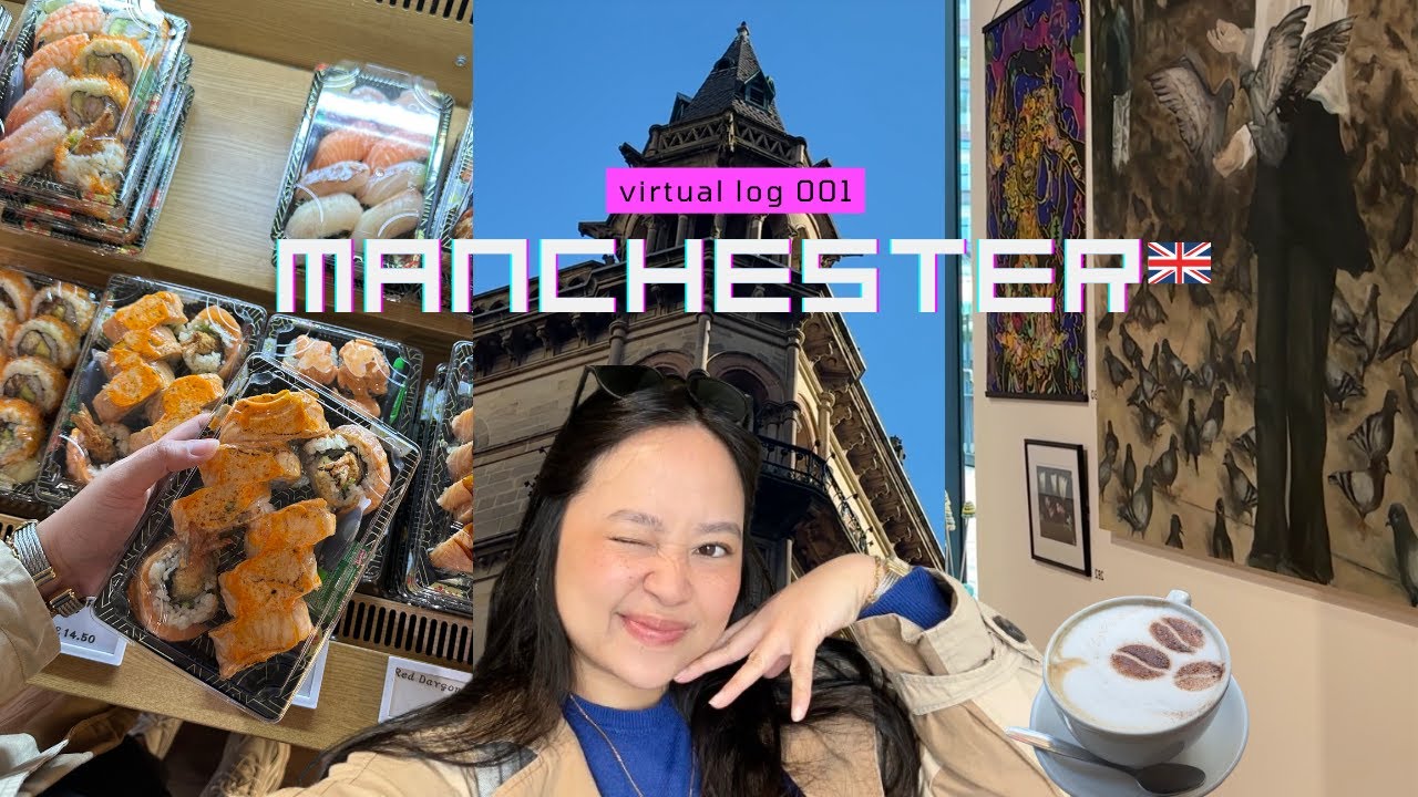 🇬🇧 manchester life vlog: flat move-in, cafes, art gallery, secret spots🐝 | Virtual Log 001