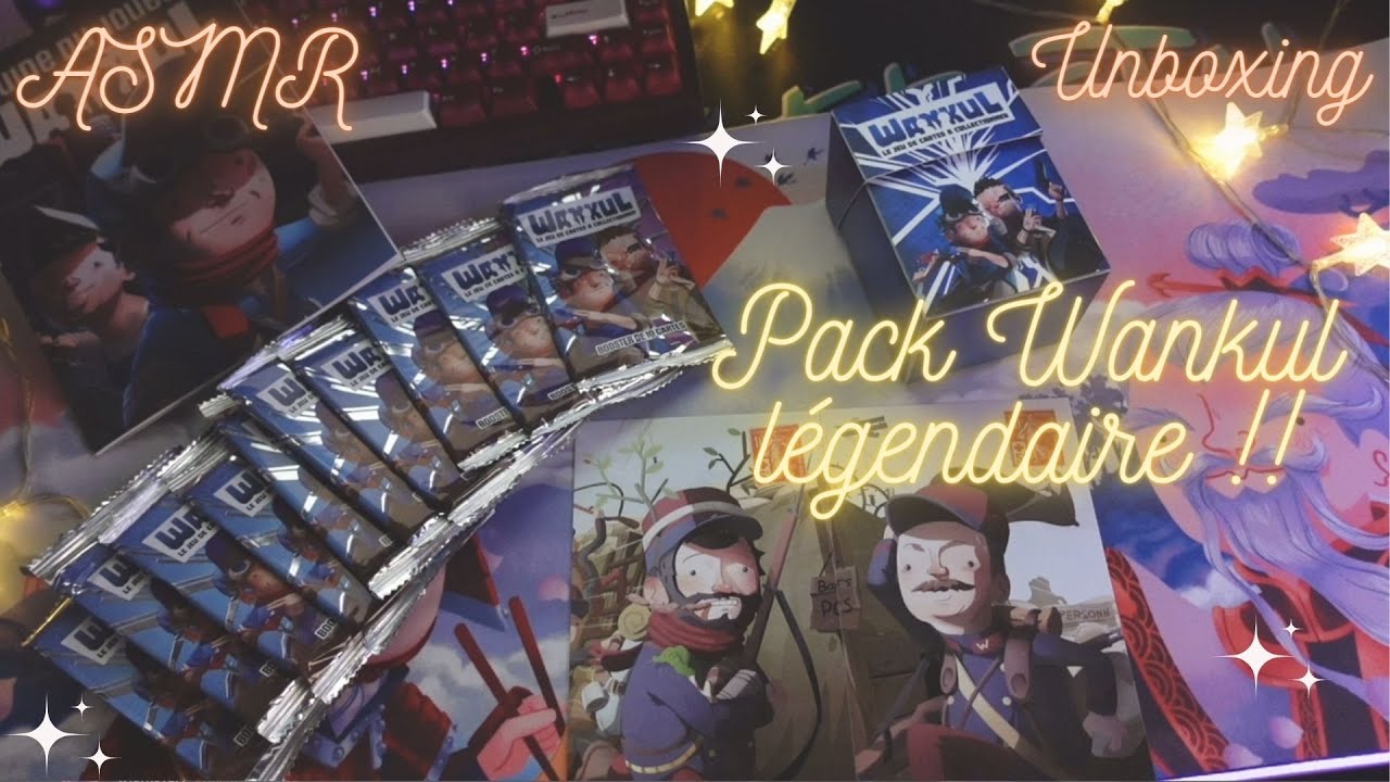 Unboxing Pack Légendaire Wankul !! - En #asmr  :)