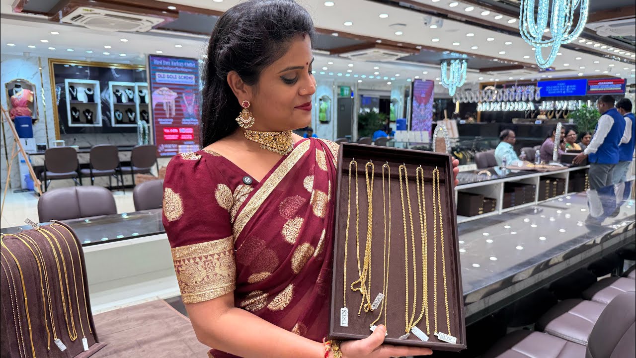 సరికొత్త మంగళ సూత్రం chains With pendents | Latest Thali Chain Designs In Mukunda Jewellers | Gold |