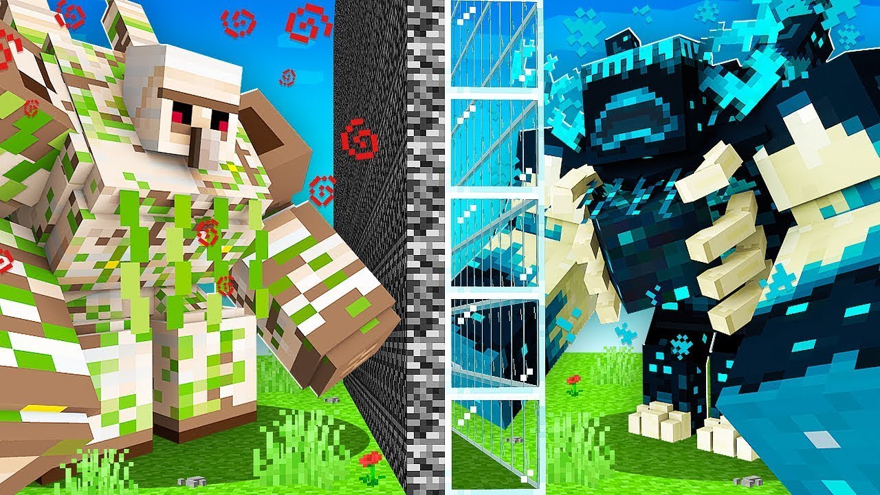 I CHEATED with OP BOSSES in a Minecraft Mob Battle...