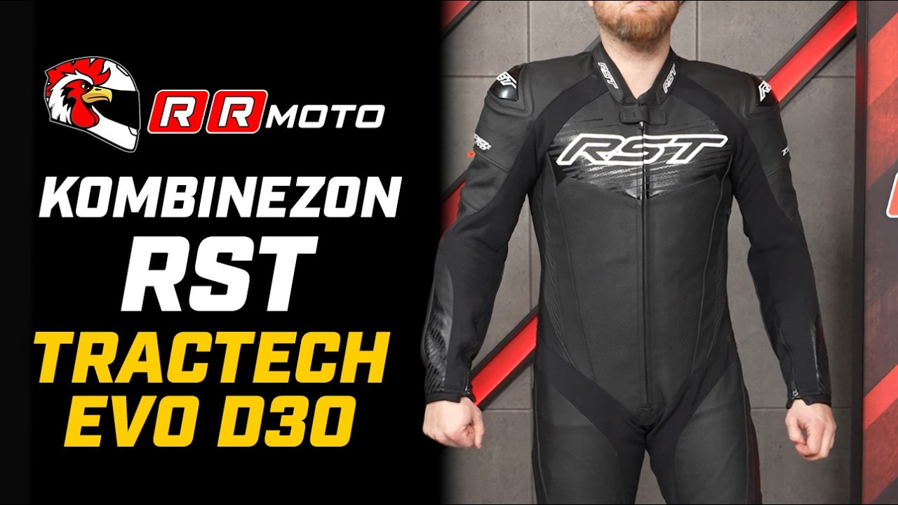 RST TRACTECH EVO D3O - sz&oacute;sta generacja jednoczęściowego kombinezonu motocyklowego z ochroną D3O