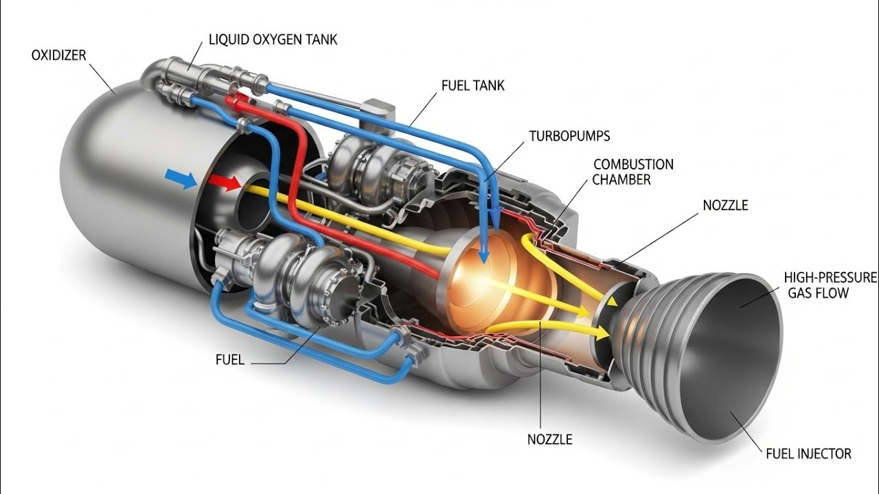 How a Rocket Engine Works | Explained in 4 Minutes