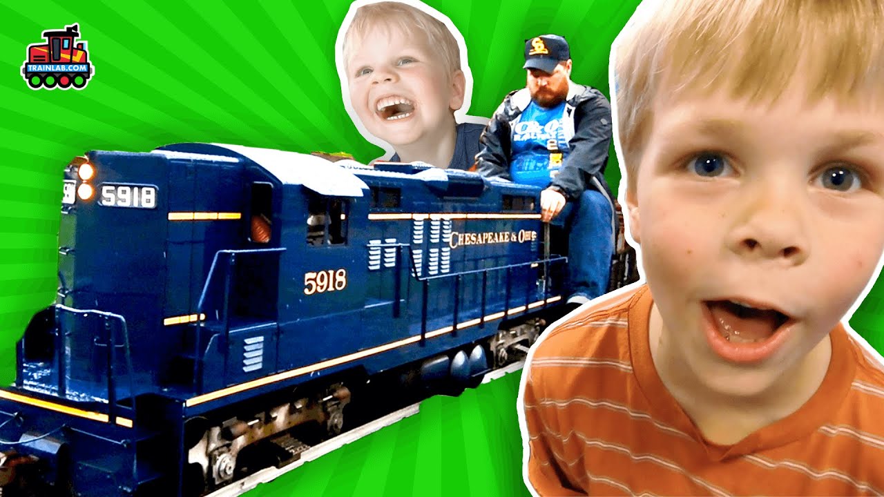RIDE WITH US ON A MINI DIESEL TRAIN!