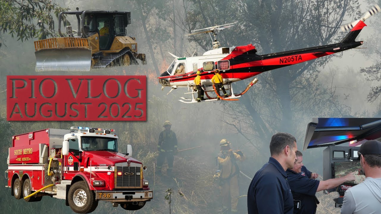 Vegetation Fires, Office Tour & Community Events - PIO Vlog August 2025