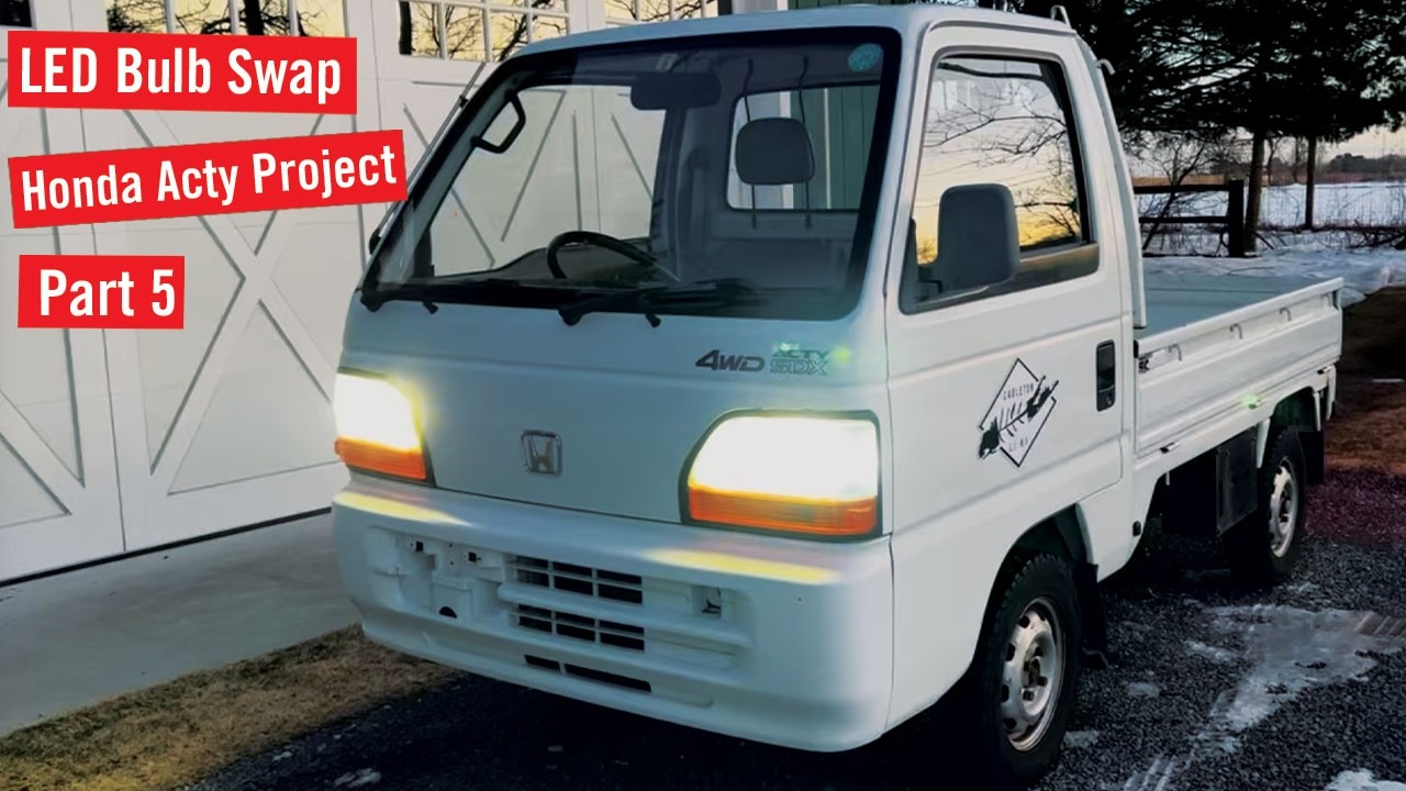 Honda Acty Project Part 5 - LED Bulb Swap