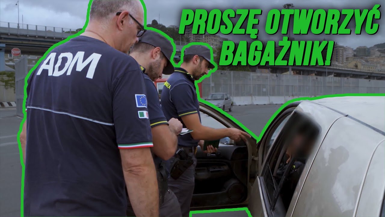 Zachowanie kierowcy wzbudziło podejrzenia! 🤨 | Włoska kontrola celna